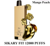 Sikary Fit Rechargeable Disposable Vape (12,000 Puffs)Vape Online Order Ruwais