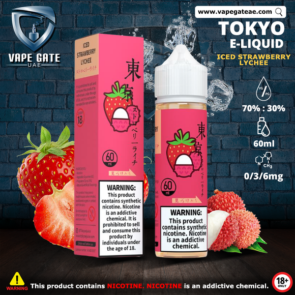 tokyo iced strawberry lychee eliquid Dubai