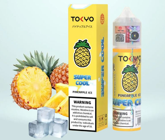Tokyo Super Cool Pineapple Ice Eliquid 60ml Vape Delivery Ajman