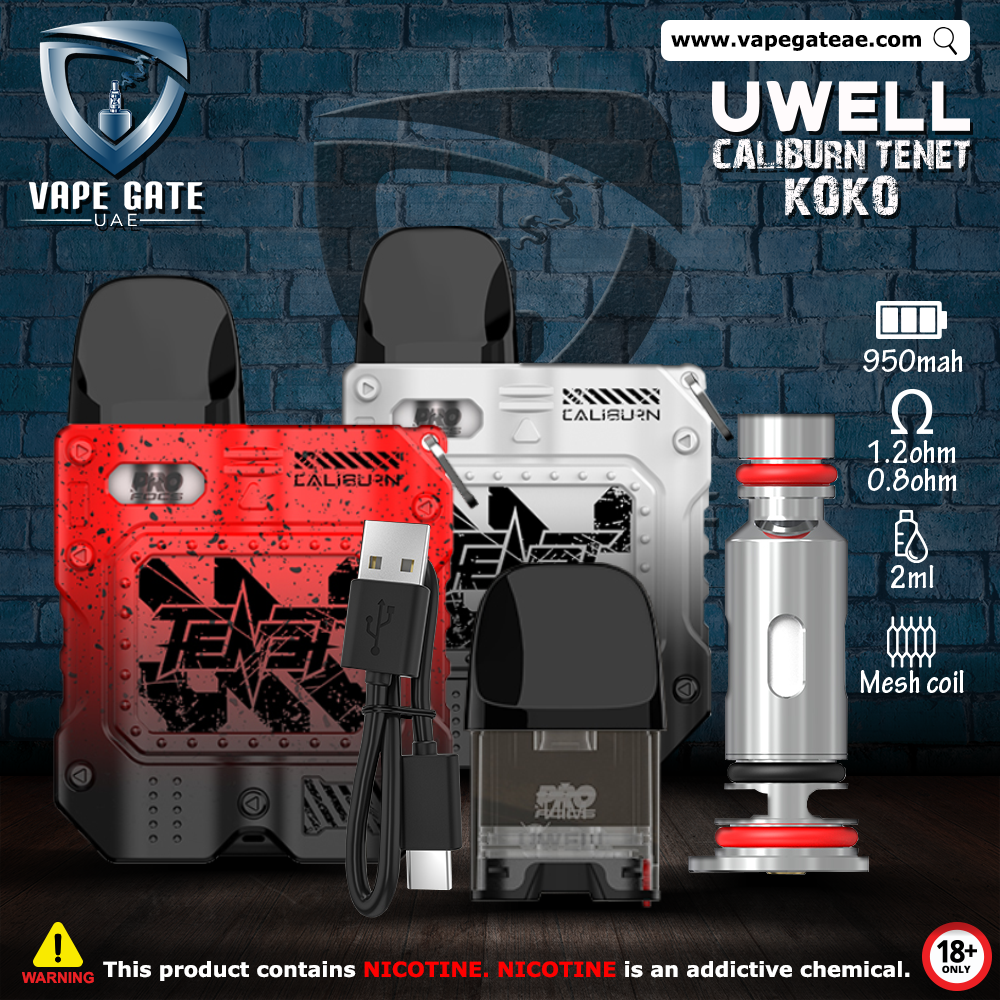 CALIBURN TENET KOKO 950mAh POD SYSTEM | Dubai | Abu Dhabi | Same Day Delivery CALIBURN TENET KOKO 950mAh POD SYSTEM | Dubai | Abu Dhabi | Same Day Delivery