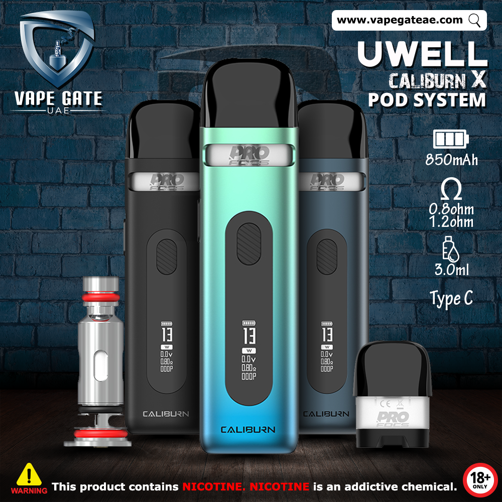 Uwell Caliburn X Pod System 850mAh | Dubai | Abu Dhabi | Same Day Delivery