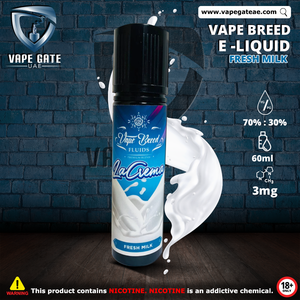 Fresh Milk La Crema - Vape Breed Fluids Abudhabi Dubai KSA