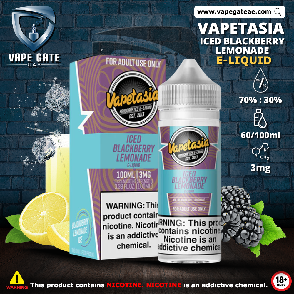 Iced Blackberry Lemonade By Vapetasia Salts 30ml Bottle Vapetasia  Blackberry Lemonade Iced Salts 30ml – Vape Abu Dhabi Dubai Iced Blackberry  Lemonade By Vapetasia Salts 30ml 2 Australia