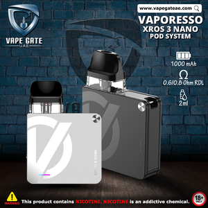 VAPORESSO XROS 3 NANO 1000mAh POD SYSTEM| Same Day Delivery Abu Dhabi Dubai VAPORESSO XROS 3 NANO 1000mAh POD SYSTEM| Same Day Delivery Abu Dhabi Dubai