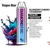 Vapes Bar - Diamond Disposable Vape (7000 Puffs) VAPE OFFER AL AIN