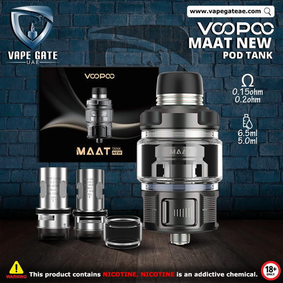 VOOPOO Maat New Sub Ohm Tank 26mm 6.5ml ABU DHABI DUBAI SHARJAH RUWAIS RAS AL KHAIMAH KSA