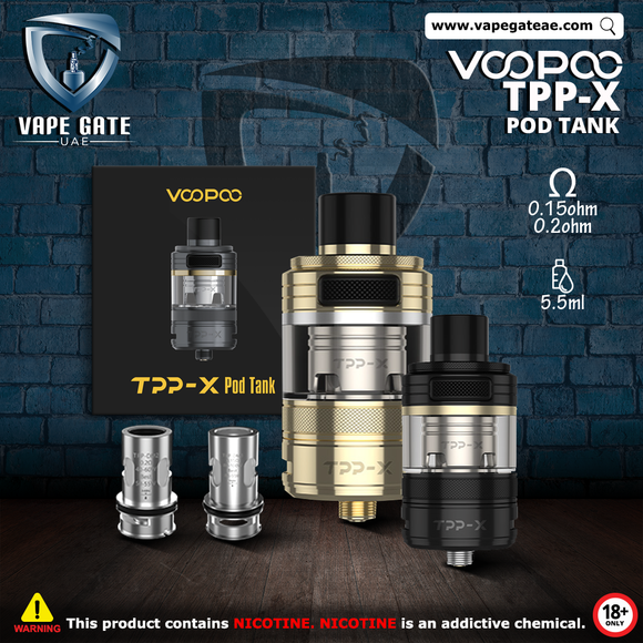 VOOPOO TPP-X POD TANK 5.5ml | Dubai Same Day Delivery | Abu Dhabi VOOPOO TPP-X POD TANK 5.5ml | Dubai Same Day Delivery | Abu Dhabi