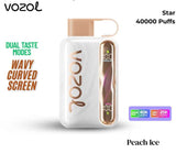 Vozol Star 40K Rechargeable Disposable Vape (40,000 Puffs) Vape Online  Order Sharjah