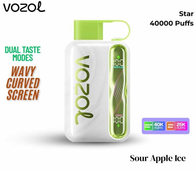 Vozol Star 40K Rechargeable Disposable Vape (40,000 Puffs) | Vape Same Day  Delivery Abu Dhabi & Dubai