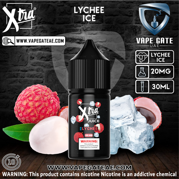 ICE LYCHEE - XTRA SALTNIC 30ML vape online delivery ruwais