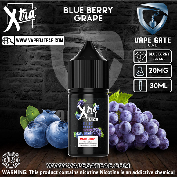 BLUEBERRY GRAPE - XTRA SALTNIC 30ML VAPE DELIVERY SHARJAH