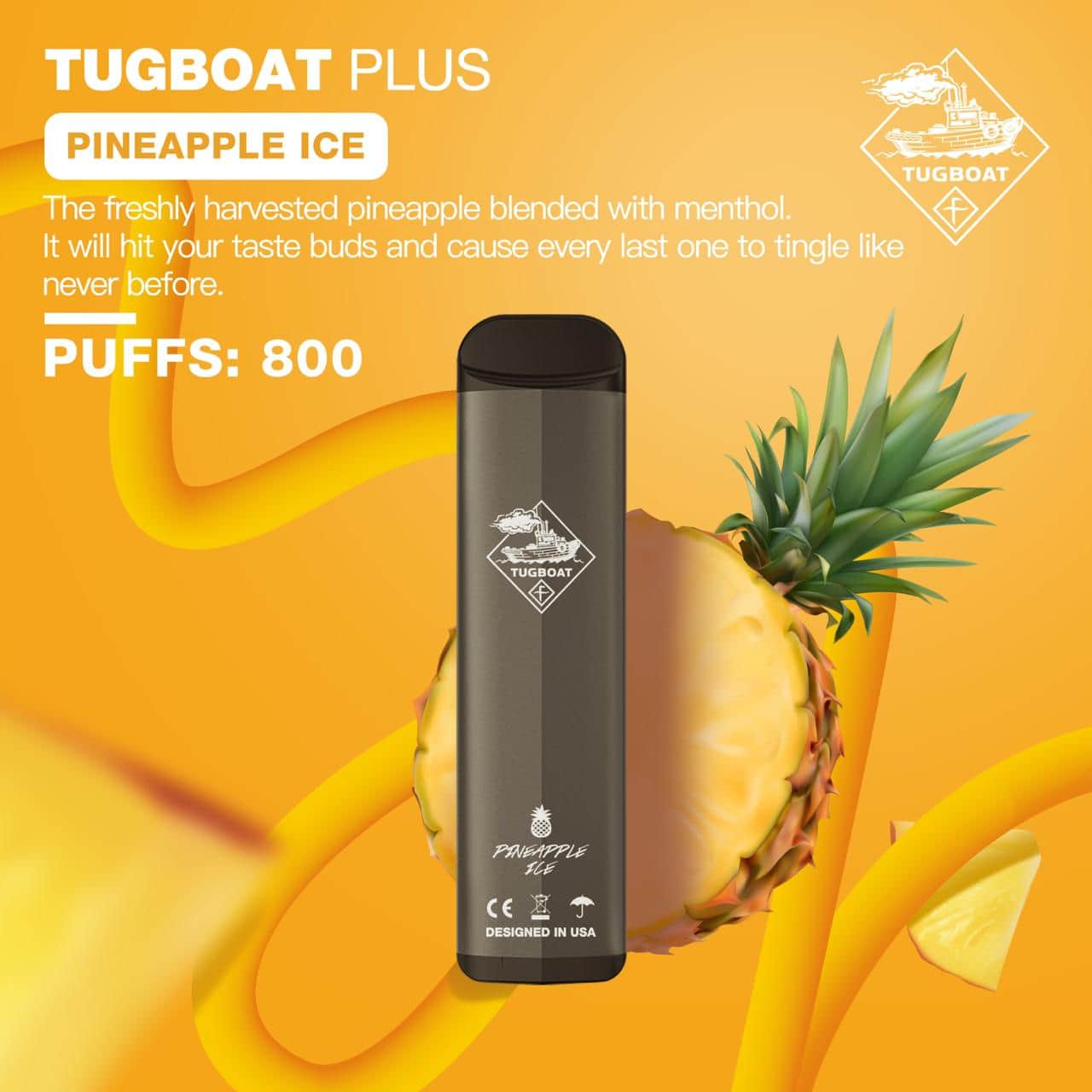 TUGBOAT VAPE DISPOSABLE PODS (800 Puffs) TUGBOAT VAPE DISPOSABLE PODS (800 Puffs)