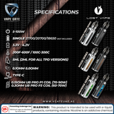 Grus 100W Kit- by Lost Vape Abudhabi Dubai KSA Oman Jordan Egypt