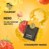 TUGBOAT - HERO Pod Kit Disposable Vape (8000 Puffs) ABU DHABI DUABI AL AIN RUWAIS SHARJAH KSA