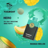 TUGBOAT - HERO Pod Kit Disposable Vape (8000 Puffs) ABU DHABI DUABI AL AIN RUWAIS SHARJAH KSA