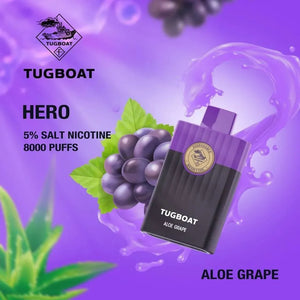 TUGBOAT - HERO Pod Kit Disposable Vape (8000 Puffs) ABU DHABI DUABI AL AIN RUWAIS SHARJAH KSA