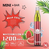 Yuoto Mini Bar Disposable Vape (50mg - 1200 Puffs) Abudhabi Dubai KSA