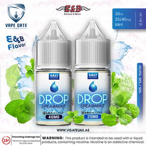 Spearmint - Drop 30mL SaltNic by E&B Flavor Abudhabi KSA Oman