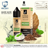 WHITE NOTE - Mint Cream Tobacco 60ML Abudhabi KSA OMAn