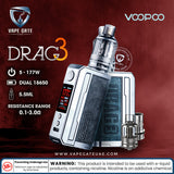 VOOPOO DRAG 3 177W STARTER KIT abudhabi dubai KSA UAE Oman Muscat