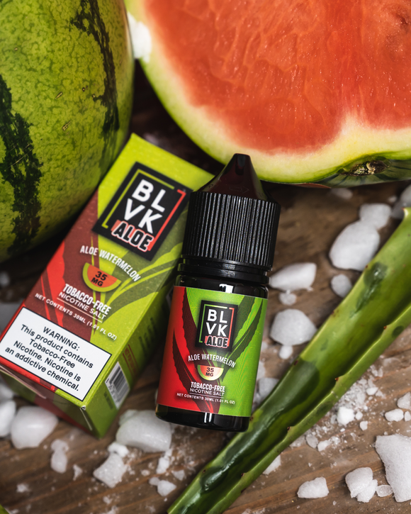 ALOE WATERMELON - BLVK ALOE SALTS - 30ML ABU DHABI DUBAI AL AIN SHARJAH FUJAIRAH KSA QATAR