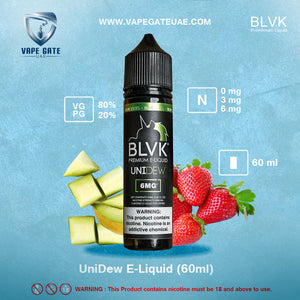 UniDew - BLVK Unicorn - E-LIQUIDS - UAE - KSA - Abu Dhabi - Dubai - RAK 1