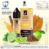 WHITE NOTE Lemon Tobacco 60ML Abudhabi UAE KSA Oman