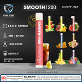 SMOOTH DISPOSABLES (20MG - 1200 Puffs) - Double Apple Moasal - Pods - UAE - KSA - Abu Dhabi - Dubai