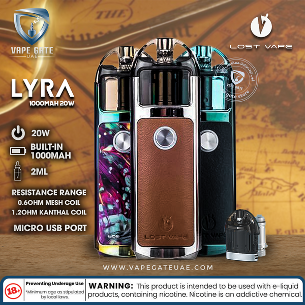 Lyra Vape Lost Vape Lyra Pod System PREVIEW: Yep, It's STUNNING Lost Vape  Lyra 20w 1000mah