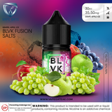 GRAPE APPLE ICE - BLVK FUSION SALTS - 30ML Abudhabi Dubai KSA