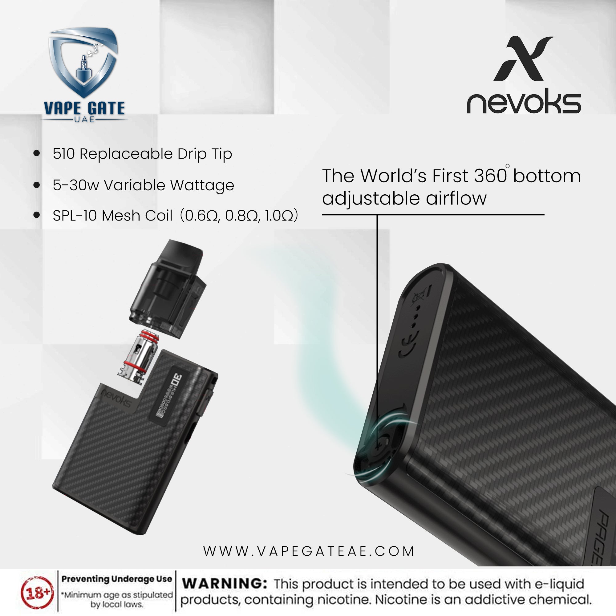 NEVOKS - PAGEE AIO 800MAH POD ABU DHABI | Vape Gate UAE NEVOKS - PAGEE AIO 800MAH POD ABU DHABI | Vape Gate UAE