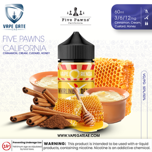 Vape Orenda Whirling Dervish - 60ml E liquid by Five Pawns California Abudhabi Dubai KSA