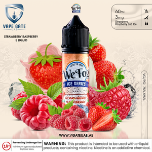 We Fog Strawberry Raspberry 60ml E liquid by Camiso abu dhabi uae