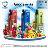 VAPTIO BECO MESH - DISPOSABLE VAPE DEVICE (2200 PUFFS) Abudhabi Dubai KSA