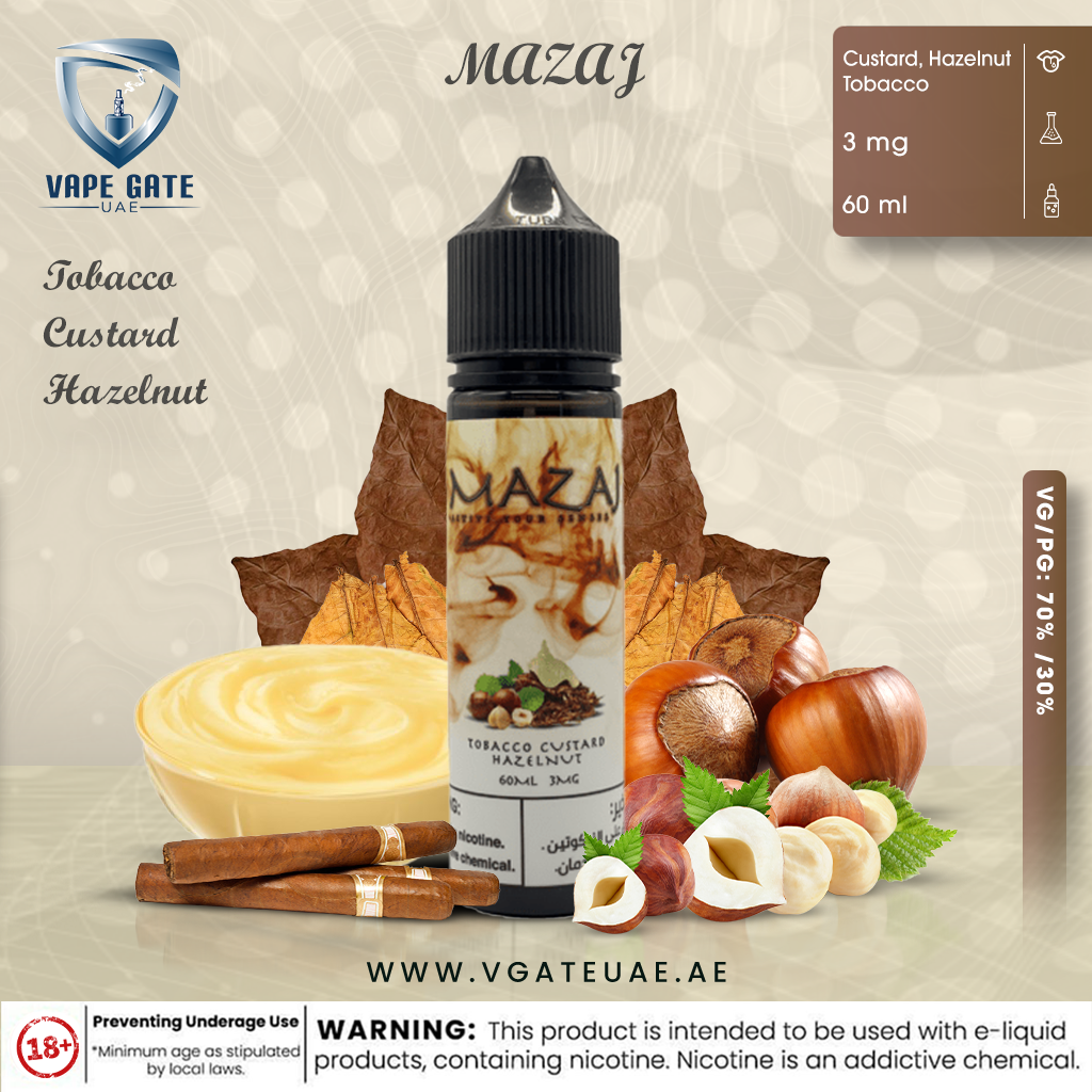 hazelnut vape juice Tobacco Custard Hazelnut