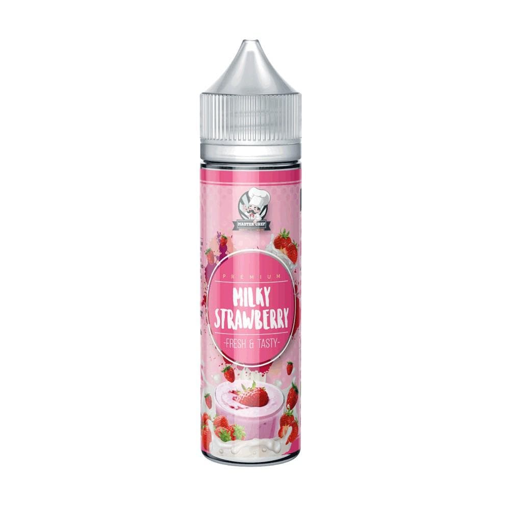 MASTER CHEF MILKY STRAWBERRY E-JUICE 60ML | Vape Riyadh KSA |Oman | Muscat  | Dubai & Abu Dhabi UAE