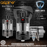 ASPIRE NAUTILUS 3 TANK ABU DHABI DUBAI KSA