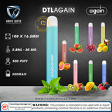 DTL Again Disposable Kit 500mAh - Pina Colada - Pods - UAE - KSA - Abu Dhabi - Dubai - RAK 1