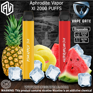 Aphrodite XL Vapor Disposable Pod Device (50mg - 2000 Puffs) abudhabi dubai UAE