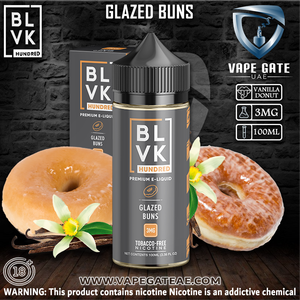 Glazed Buns - BLVK Hundred Eliquid Abu Dhabi Dubai Al ain Fujairah KSA