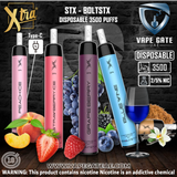 STX - BOLTSTX DISPOSABLE VAPE 3500 PUFFS ABU DHABI DUBAI AL AIN FUJAIRAH RUWAIS KSA QATAR