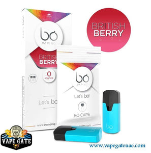 BO Caps Pods British Berry by BO Vaping Abu Dhabi Dubai UAE, Dubai Expo 2020