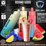 BOXMO 5000 PUFFS DISPOSABLE VAPE (650MAH) ABU DHABI DUBAI RUWAIS AL AIN FUJAIRAH KSA