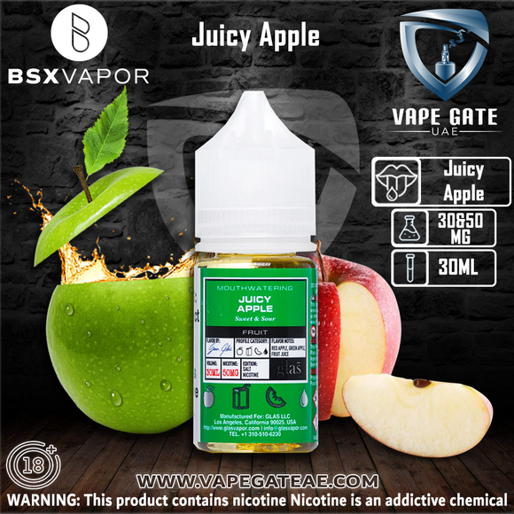 Basix Series Juicy Apple 30ml Saltnic Abu Dhabi Dubai Ras Al Khaimah UAE