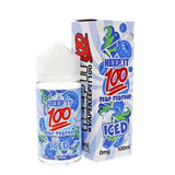 Blue Slushie Ice 100ml E Liquid by Keep It 100 Ruwais Dubai & Abu Dhabi UAE