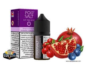 Pod Salt Blueberry Pomegranate 20mg SaltNic UAE | Vape Gate UAE Pod Salt Blueberry Pomegranate 20mg SaltNic UAE | Vape Gate UAE