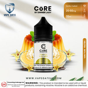 CORE BY DINNER LADY - VANILLA CUSTARD (30ML) ABUDHABI DUBAI KSA