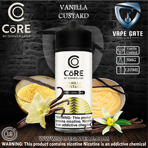 CORE BY DINNER LADY - VANILLA CUSTARD (120ML) ABU DHABI DUBAI KSA