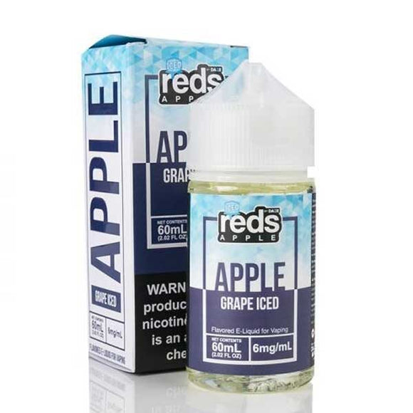 7 DAZE - RED'S APPLE - APPLE GRAPE ICED Abudhabi Dubai KSA