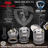 Digiflavor - Siren MTL RTA V4 Abudhabi Dubai KSA